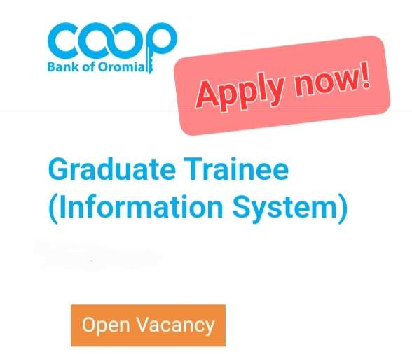 Graduate Trainee Information System Cooperative Bank Of Oromia