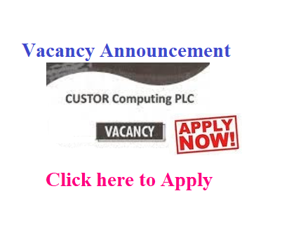 CUSTOR Computing PLC Vacancy Announcement | 2023 - Sewasew